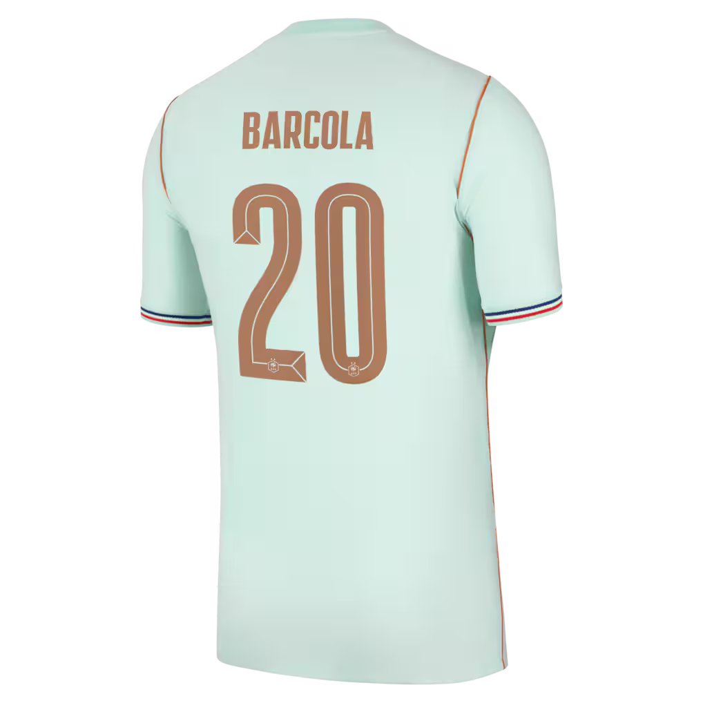 Maillot France Nike FFF Extérieur Stadium 26 avec flocage Barcola 20