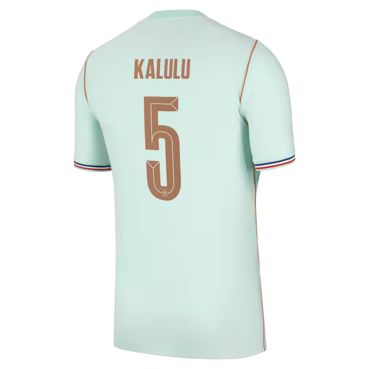 Maillot France Nike FFF Extérieur Stadium 26 avec flocage Kalulu 5