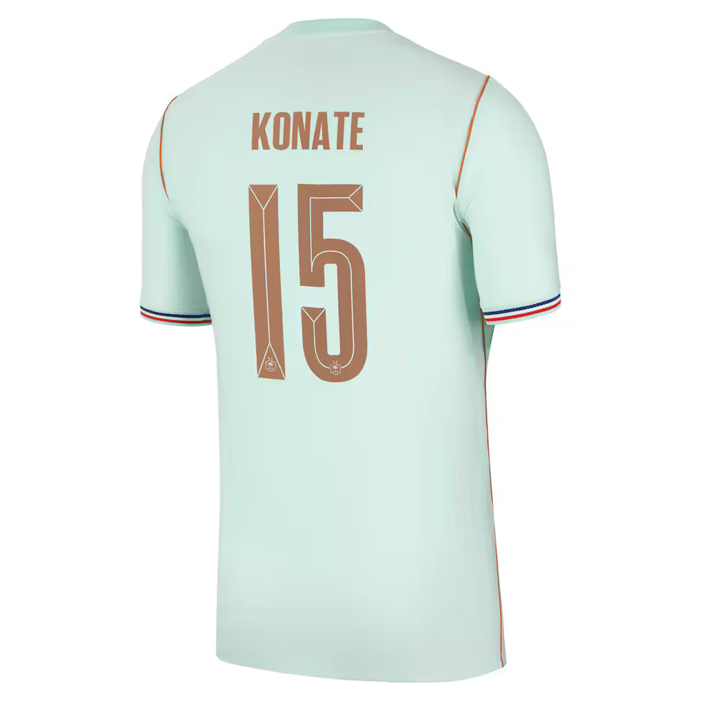 Maillot France Nike FFF Extérieur Stadium 26 avec flocage Konate 15
