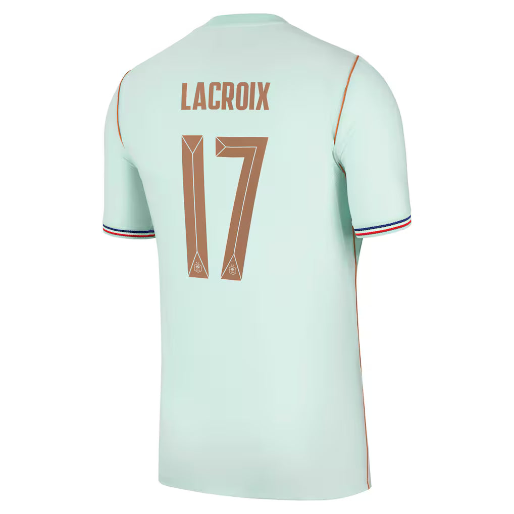 Maillot France Nike FFF Extérieur Stadium 26 avec flocage Lacroix 17
