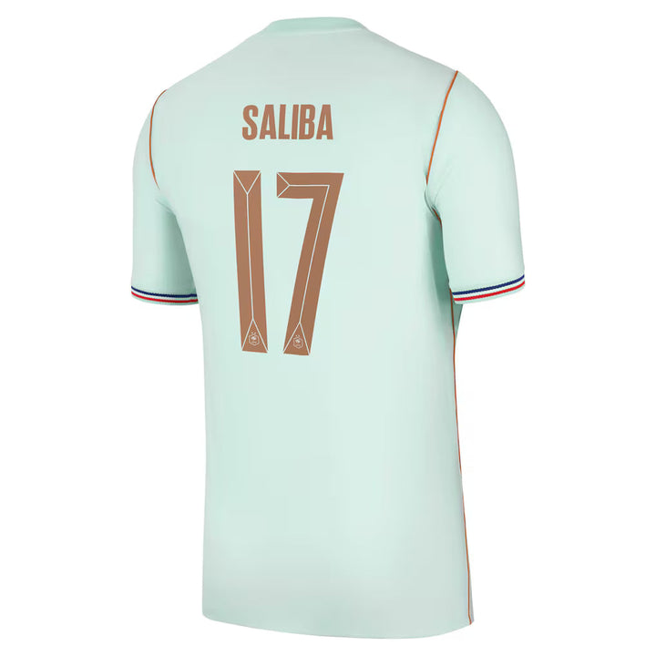 Maillot France Nike FFF Extérieur Stadium 26 avec flocage Saliba 17
