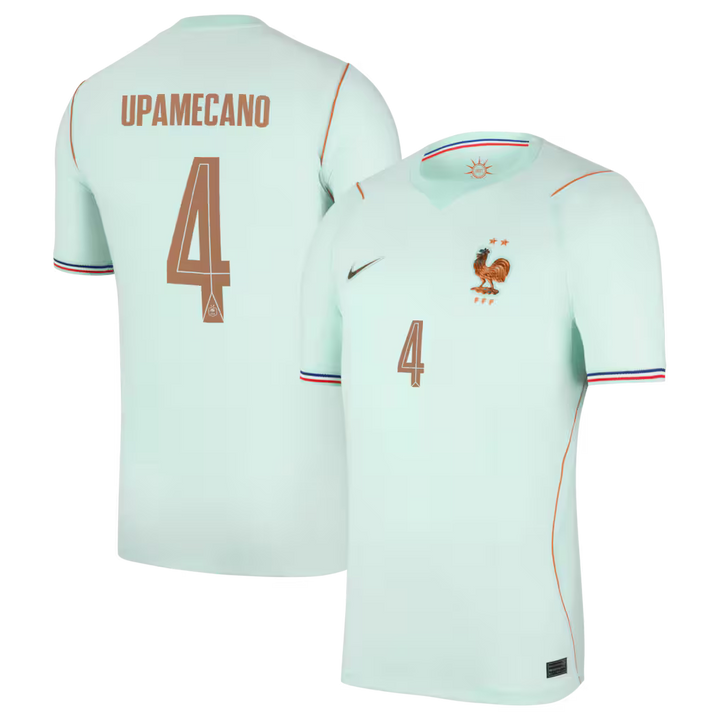 Maillot France Nike FFF Extérieur Stadium 26 avec flocage Upamecano 4