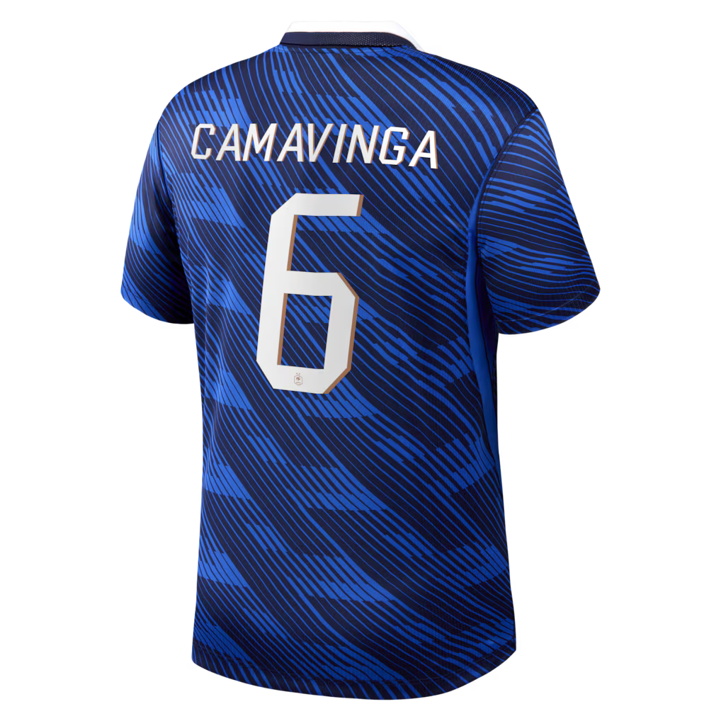 Maillot France Nike FFF Domicile Stadium 26 avec flocage Camavinga 6