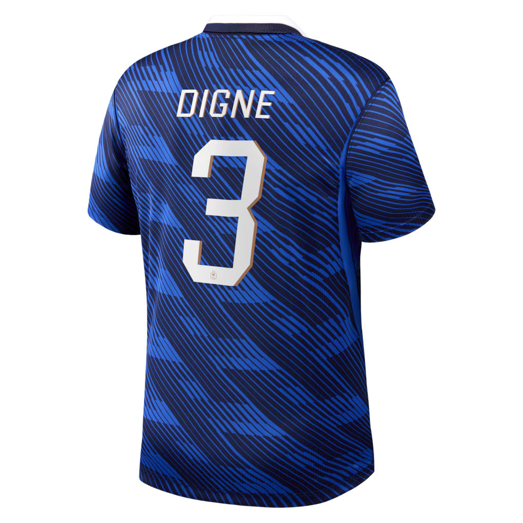Maillot France Nike FFF Domicile Stadium 26 avec flocage Digne 3