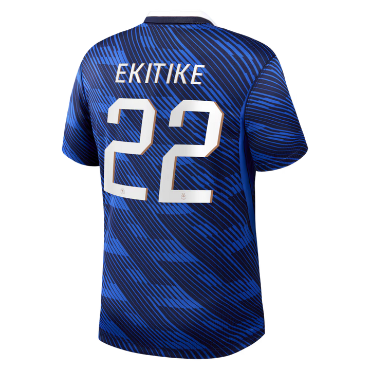 Maillot France Nike FFF Domicile Stadium 26 avec flocage Ekitike 22