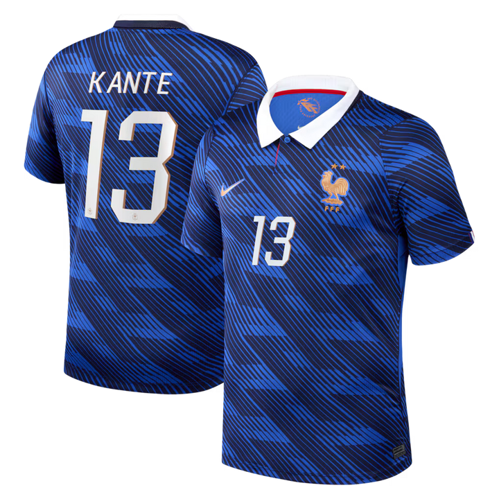 Maillot France Nike FFF Domicile Stadium 26 avec flocage Kante 13