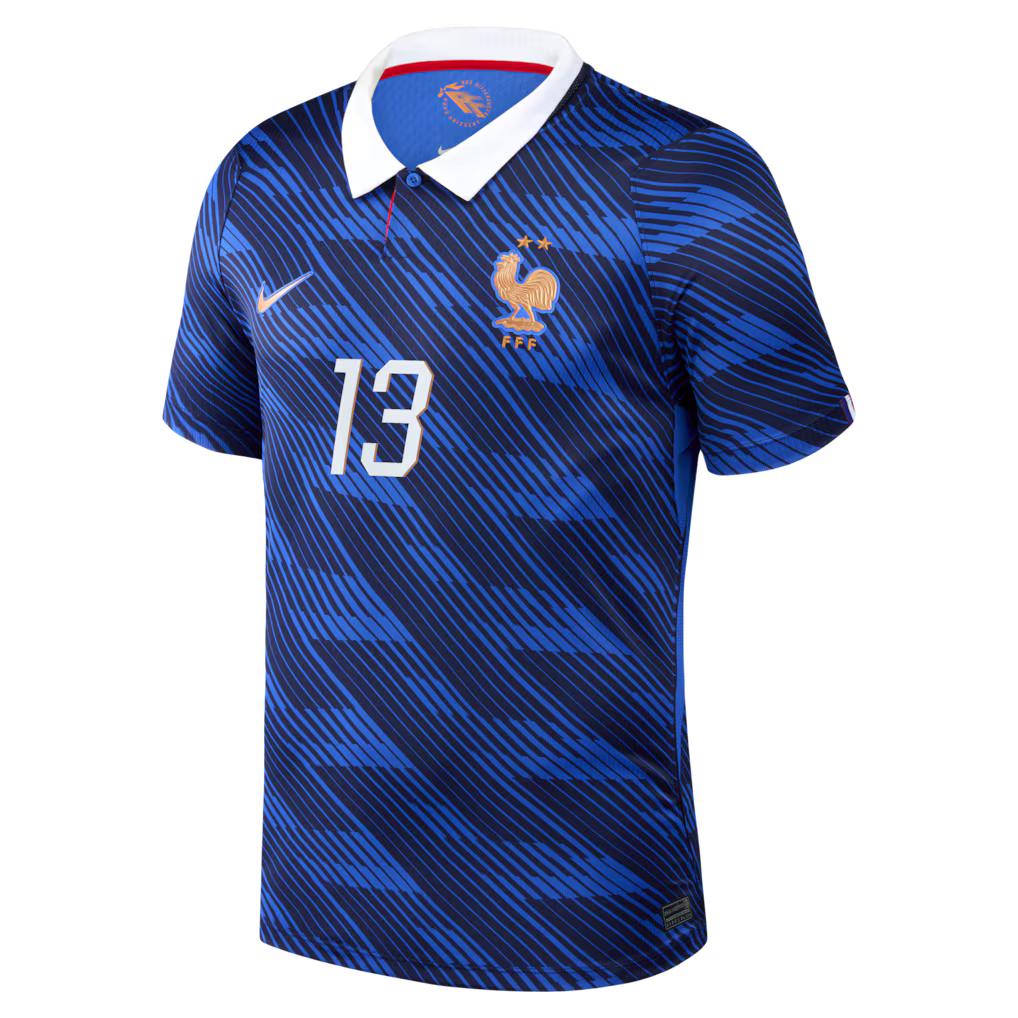 Maillot France Nike FFF Domicile Stadium 26 avec flocage Kante 13