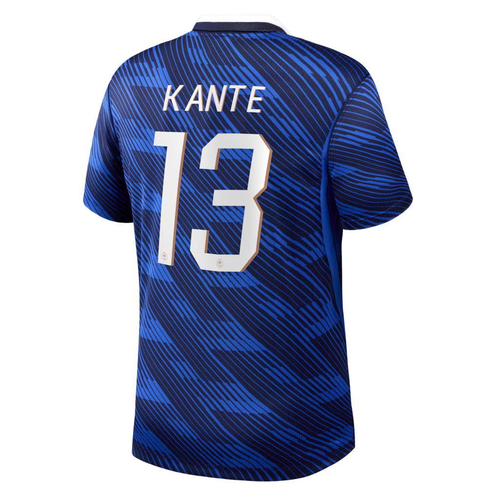 Maillot France Nike FFF Domicile Stadium 26 avec flocage Kante 13
