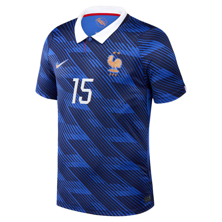 Maillot France Nike FFF Domicile Stadium 26 avec flocage Konate 15