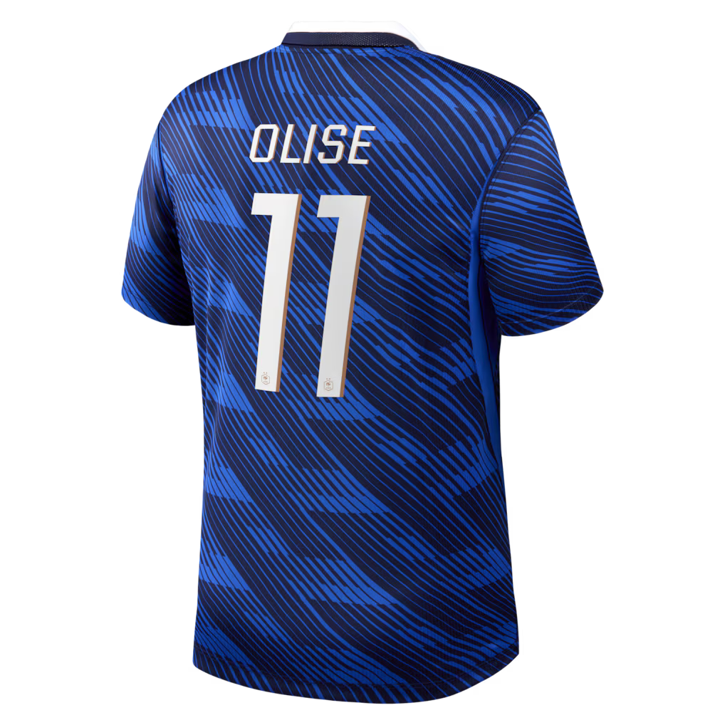 Maillot France Nike FFF Domicile Stadium 26 avec flocage Olise 11