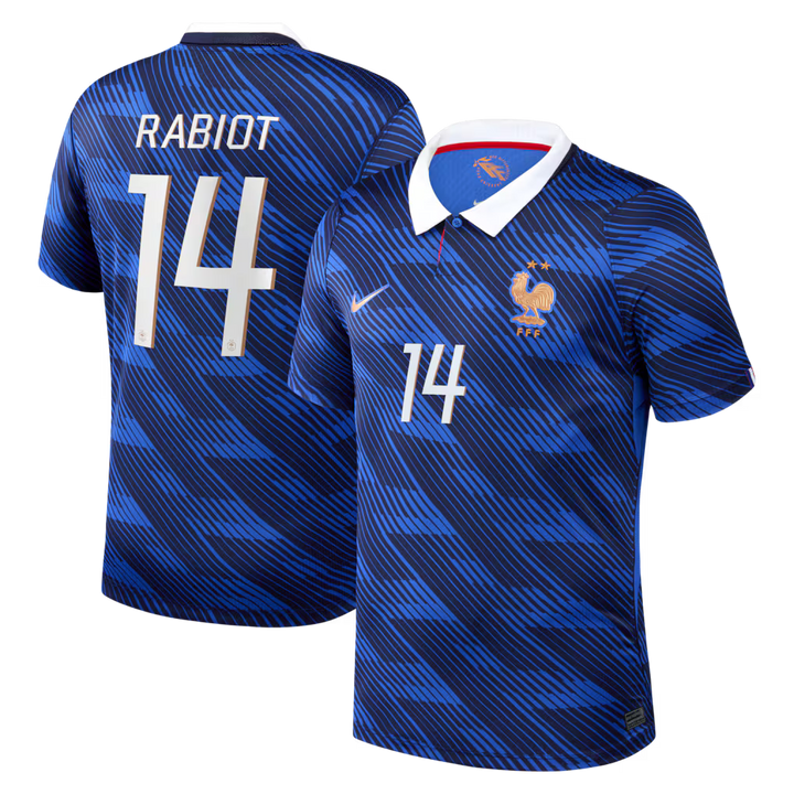 Maillot France Nike FFF Domicile Stadium 26 avec flocage Rabiot 14