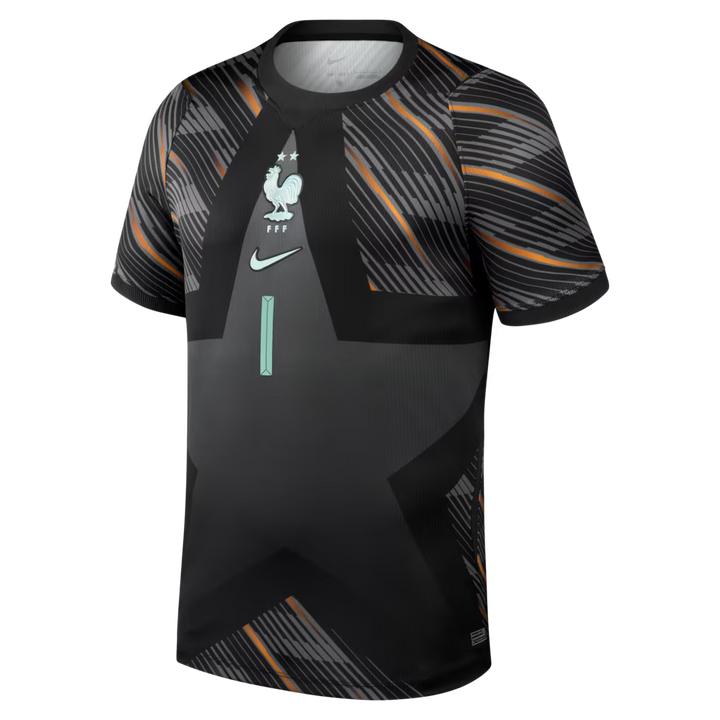Maillot Gardien France Nike FFF 26 avec flocage Samba 1