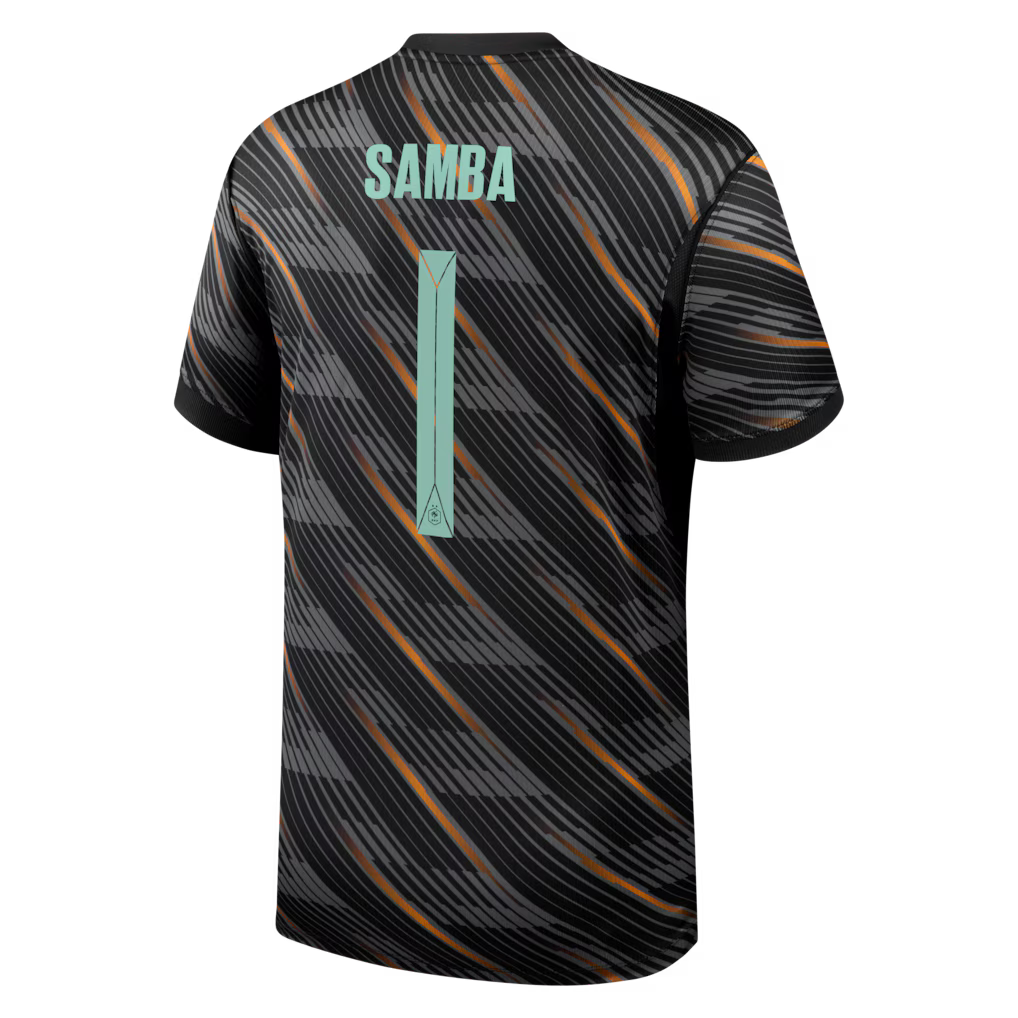 Maillot Gardien France Nike FFF 26 avec flocage Samba 1